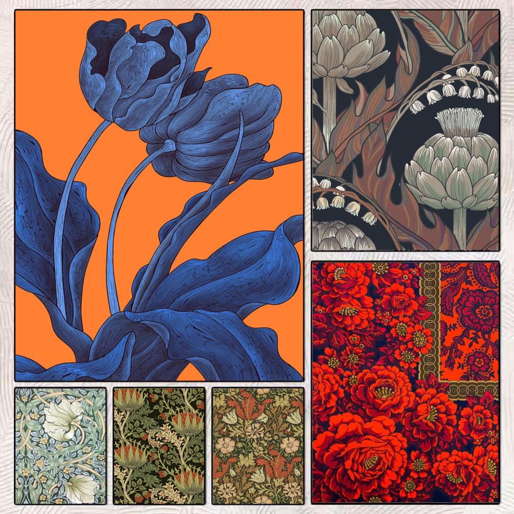Art Craft William Morris - Affiche autocollante parfaite, Art mural auto-adhésif,
