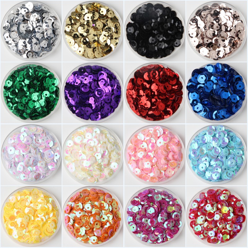 Art Craft Cup - 10 g/Lot Multi taille 4mm/5mm/6mm/8mm Paillettes