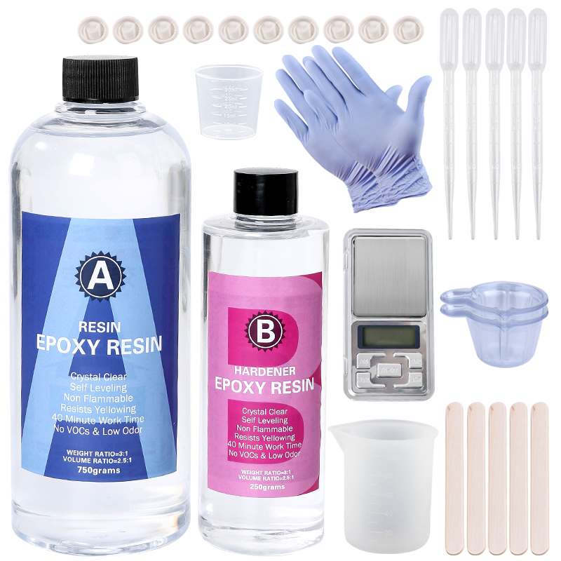 Art Craft Cup - Kit de résine époxy cristalline, mélange
