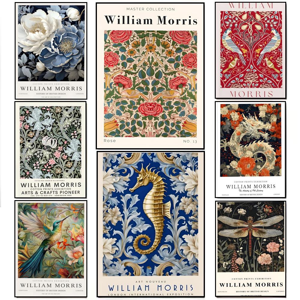 Art Craft William Morris - Affiche Vintage Arts Crafts W-William M-Morris,