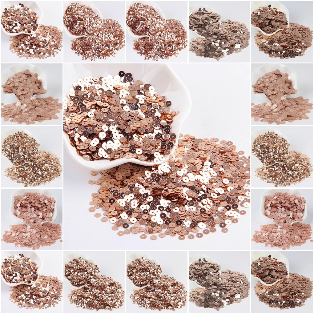 Art Craft Cup - Paillettes Champagne 3mm -10mm, tasse à
