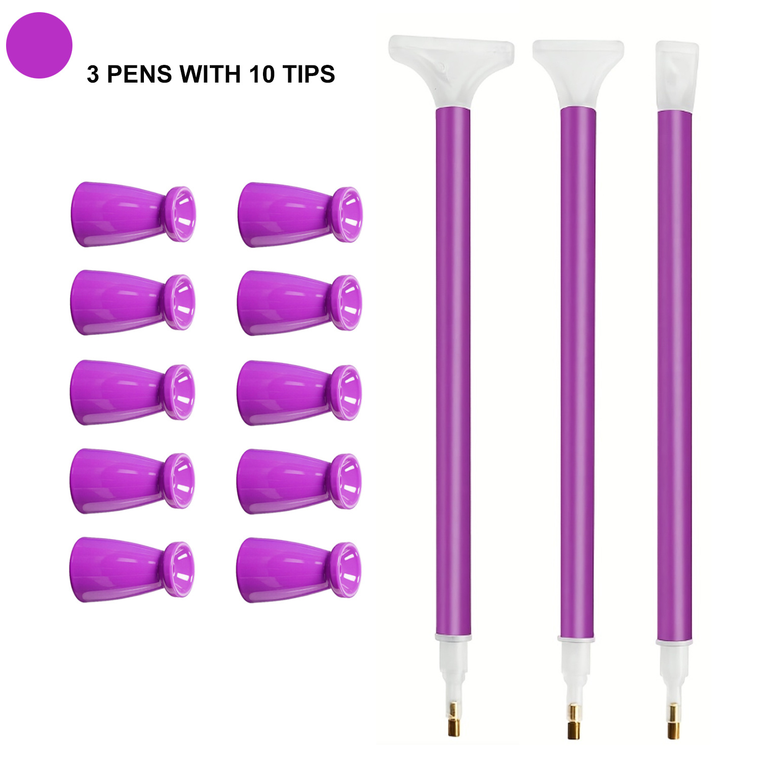 Art Craft Kits - Lot de 10 embouts en silicone