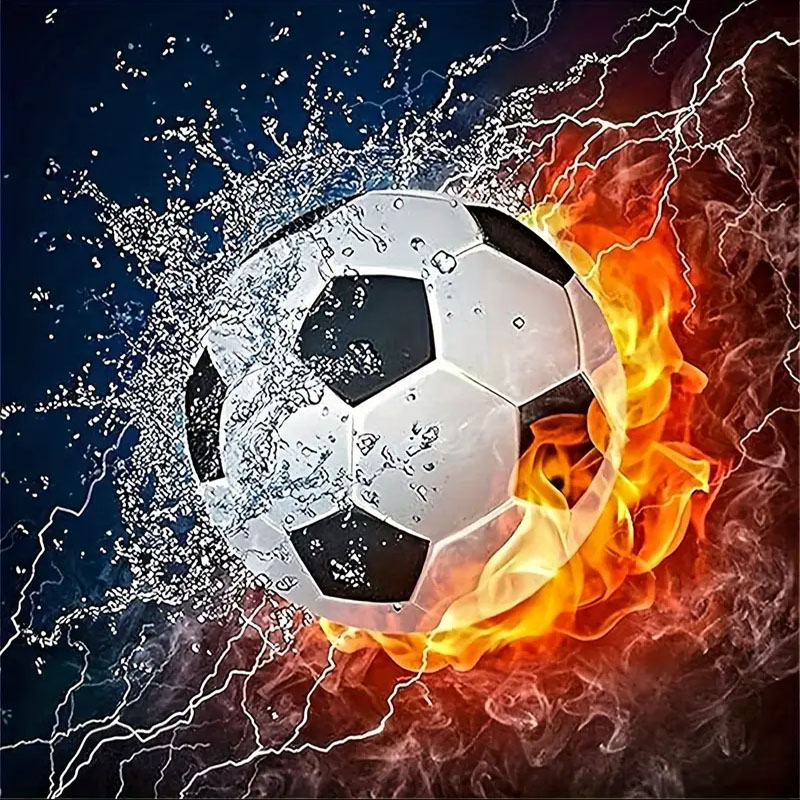 Art Craft Adult - Kit de Peinture Diamant Football, Ensemble