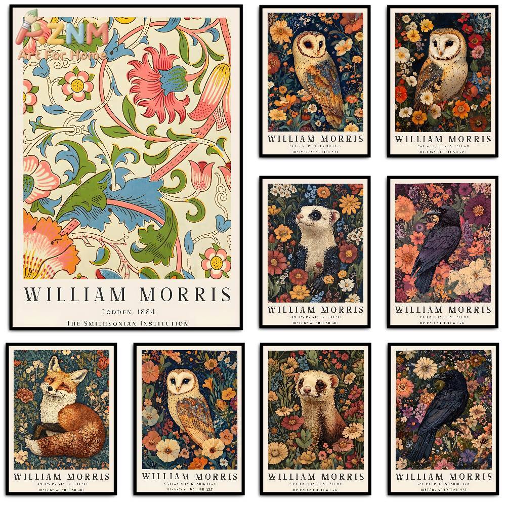 Art Craft William Morris - AZNM William Morris – toile murale