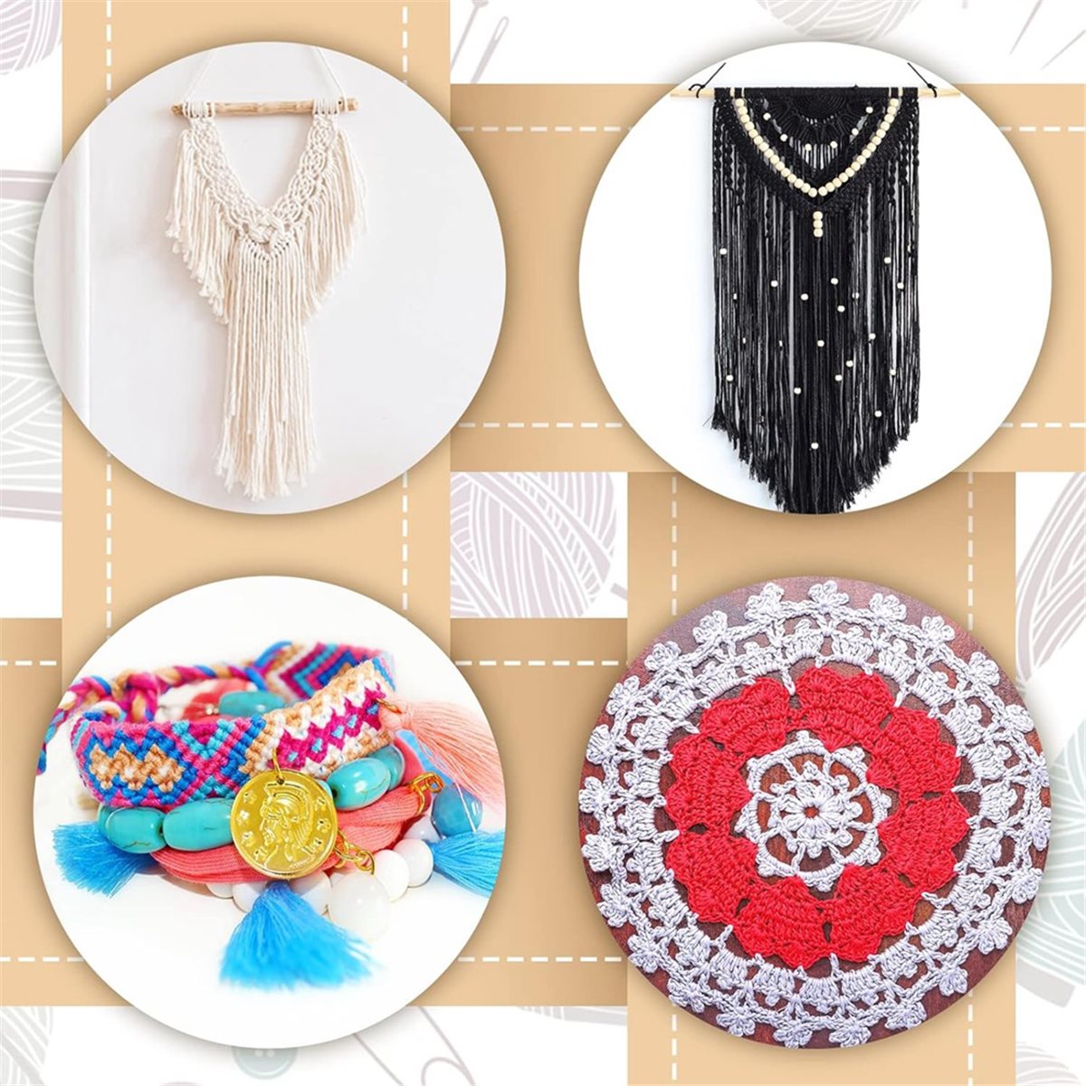 Panier de tissage cranté en bo - Art Craft Adult avis et prix
