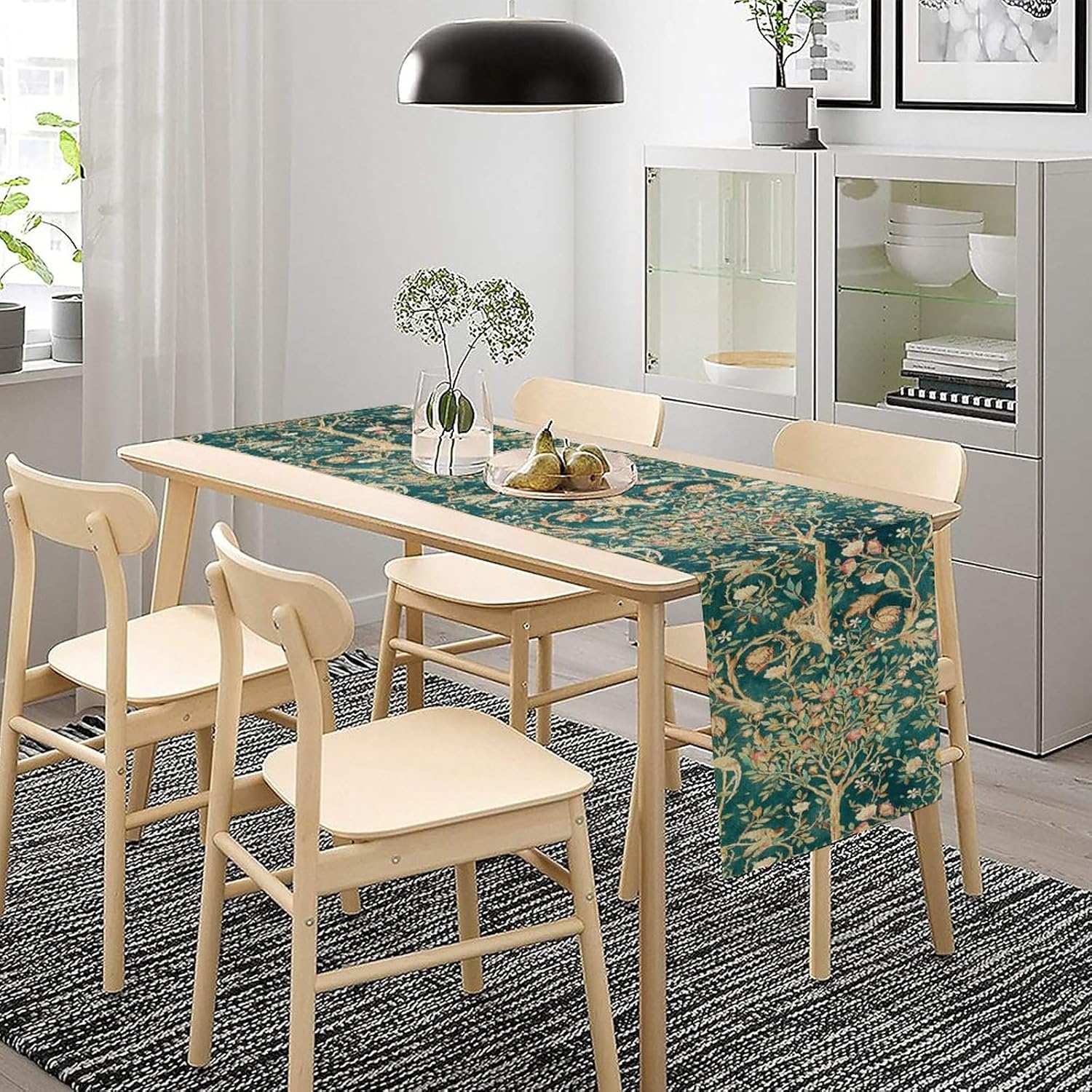 Chemin de table botanique vert - Art Craft William Morris avis et prix