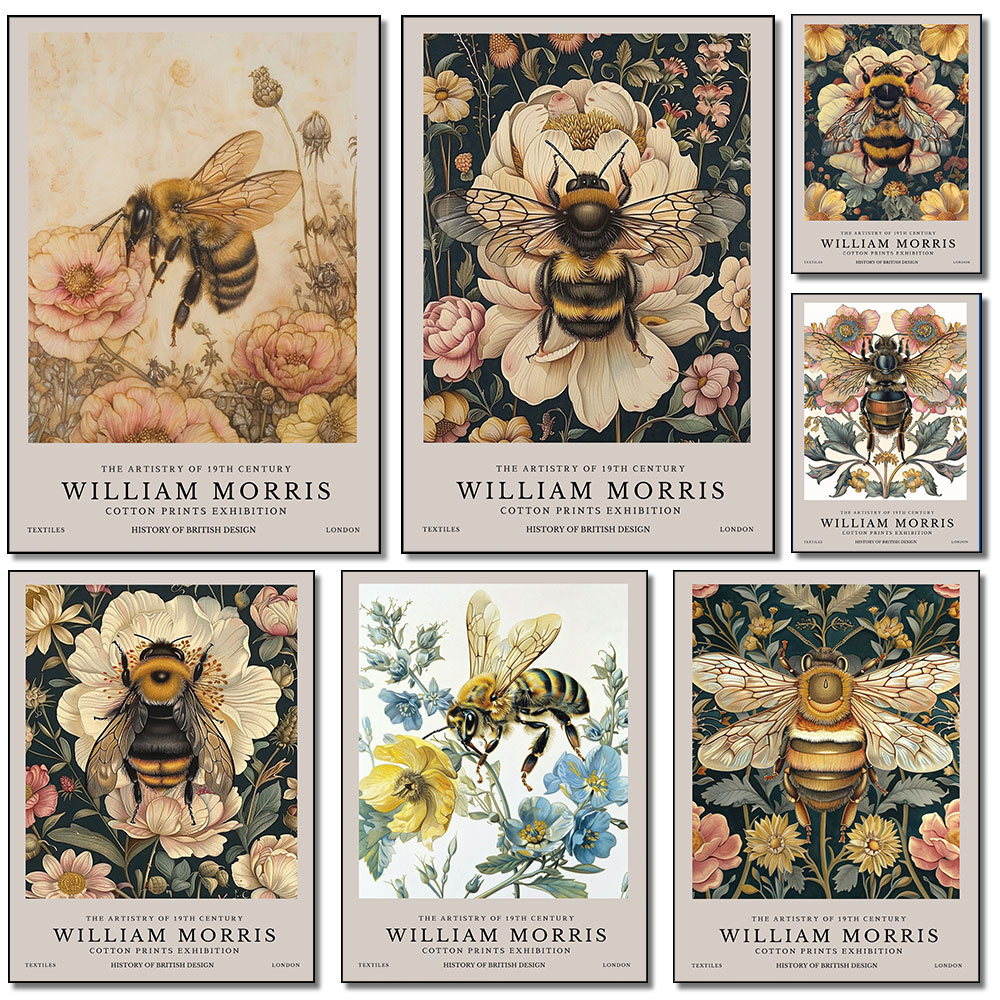 Affiche rétro William Morris a - Art Craft William Morris avis et prix