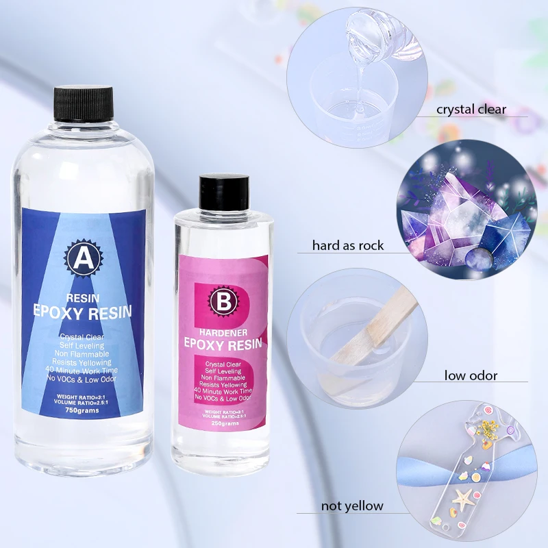 Kit de résine époxy transparen - Art Craft Cup avis et prix