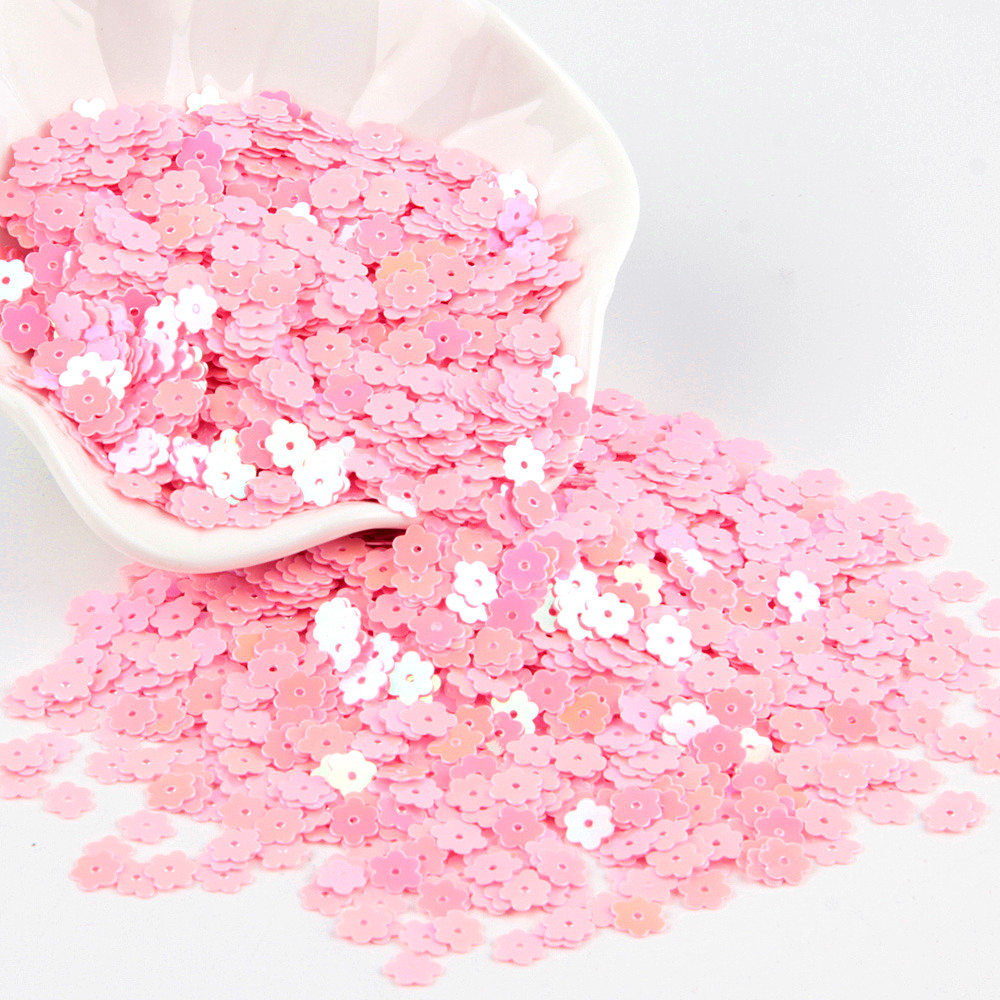 Paillettes de fleurs roses mat - Art Craft Cup avis et prix
