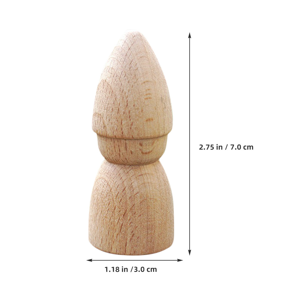 6 figurines en bois non peinte - Art Craft Kits avis et prix
