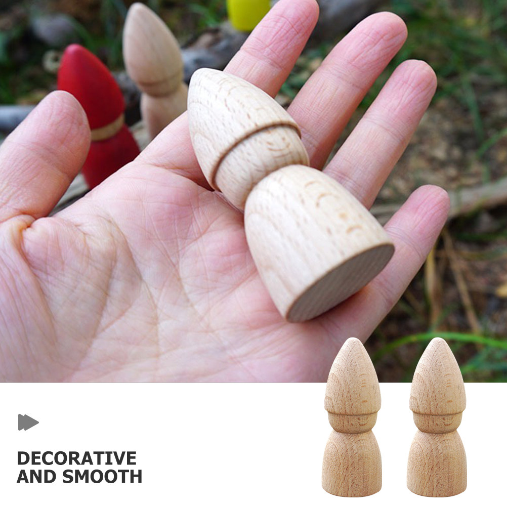 6 figurines en bois non peinte - Art Craft Kits avis et prix