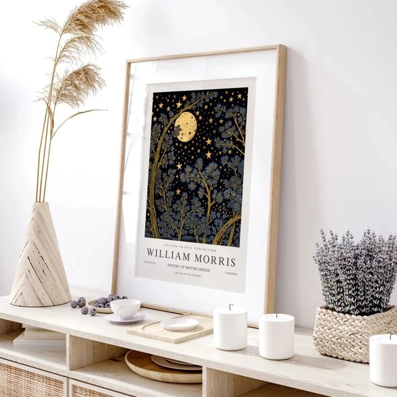 Affiches d'exposition Vintage  - Art Craft William Morris avis et prix