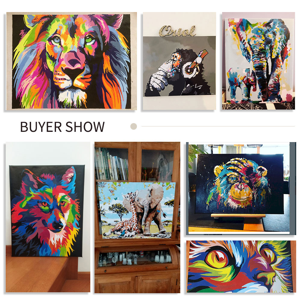 Peinture par numéros sans cadr - Art Craft Lion avis et prix