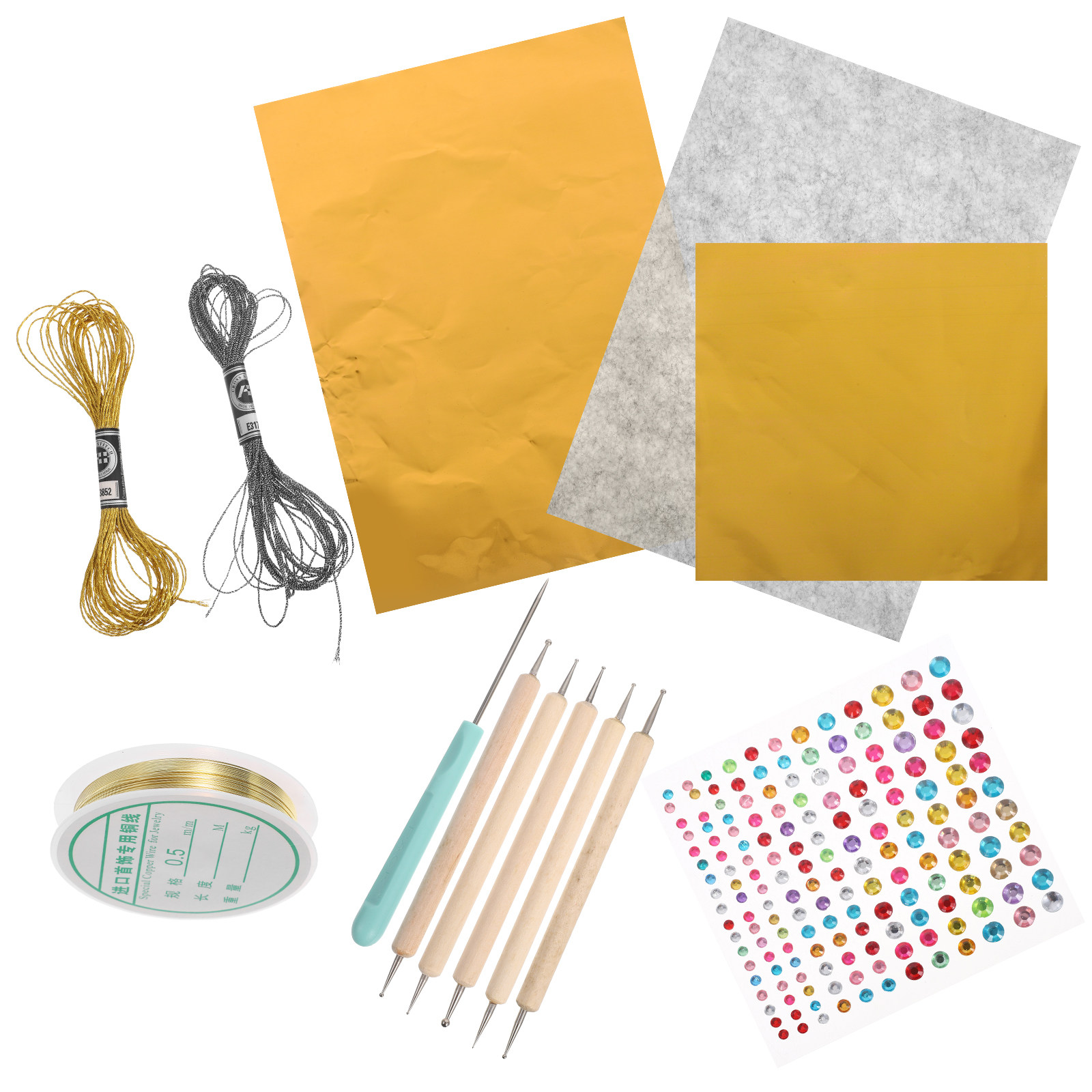 1 ensemble de feuilles d'or mé - Art Craft Using Leaves avis et prix